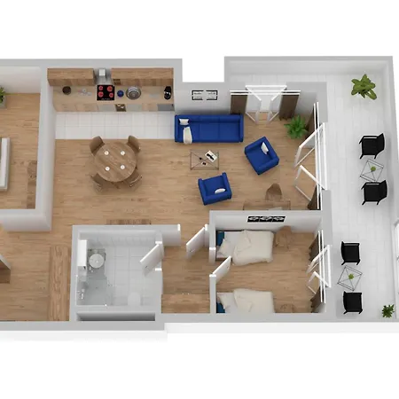 شقة Albatros An Der Seebruecke زنغست